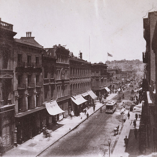 126. San Francisco--Montgomery Street, Instantaneous, corner California street, looking North