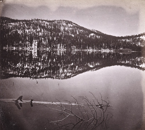 854. View on Donner Lake. Coldwater Gap