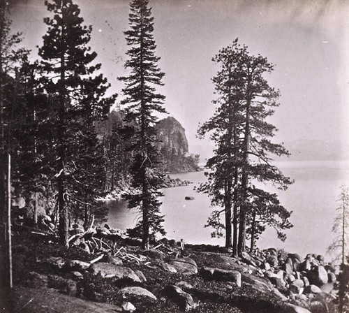 680. Cave Rock--Eastern shore of Lake Tahoe, From the North