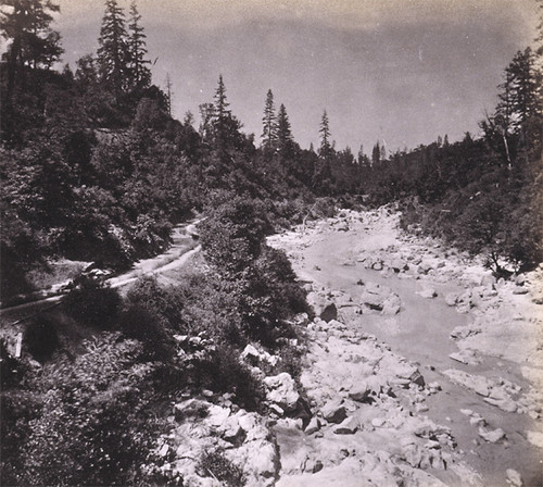 818. Scene on Bear River near Colfax, Placer Co