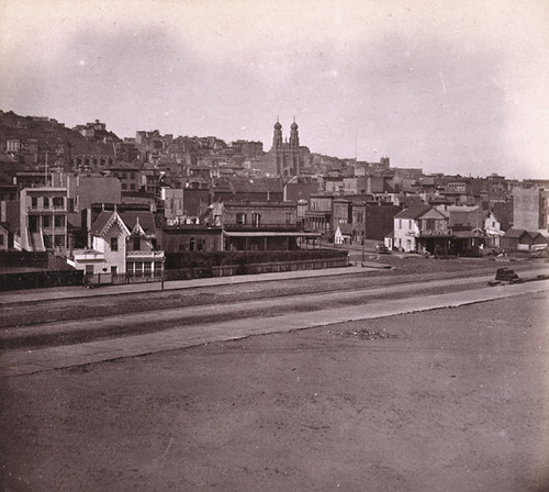 166. San Francisco, from cor. Market and Sixth Sts., Looking North to corner Stockton and California streets