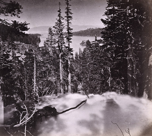 664. View of Emerald Bay, from top of Eagle Falls, Lake Tahoe