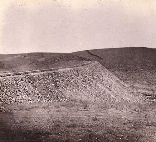 1505. The Fill South of the Summit Tunnel, Livermore Pass, Alameda Co.--Western Pacific Railroad