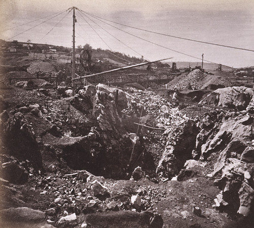 1013. Placer Mining--Columbia, Tuolumne County. The Derrick