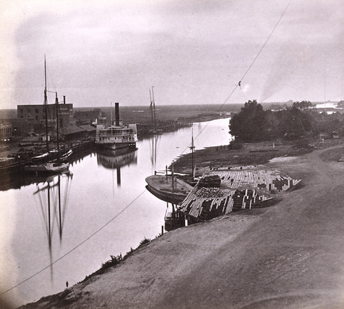 1051. The Channel, from the St. Charles Hotel, Stockton, San Joaquin County