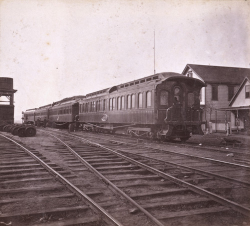 1486. Pullman's Palace Train. Oakland Point, Western Pacific Railroad