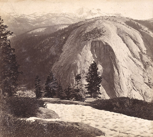 1671. Mount Watkins--from the South Dome MountainMount Hoffman in the distance