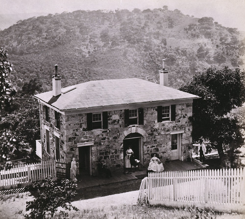 768. Residence of Dr. J. H. Wood, at the Napa Soda Springs, Napa County