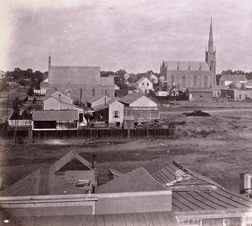 1047. Episcopal and Baptist Churches, Stockton, San Joaquin County