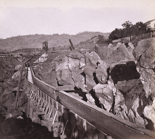 1018. Placer Mining--Columbia Gulch, Tuolumne County. From the West