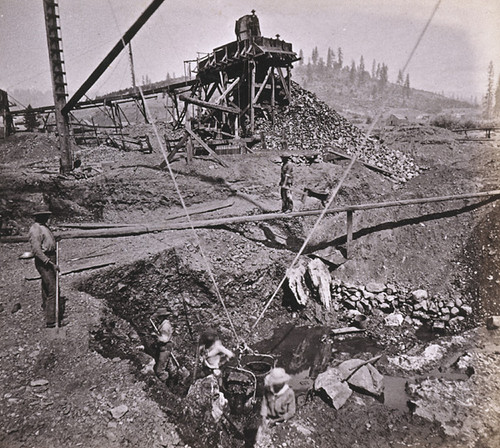 944. Placer Mining in Volcano, Amador County--The Mine