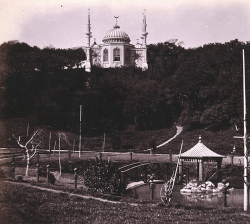 425. Summer House and Lake--R. B. Woodward's residence, San Francisco