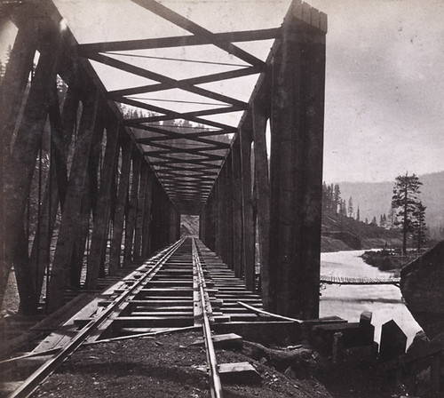 1293. Bridge at the Second Crossing of the Truckee River, Nevada--Central Pacific R. R