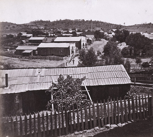 863. Drytown, Amador County--the Main Street