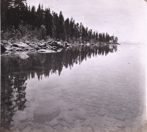 688. Lake Tahoe. View from the Logan House--Eastern shore, looking South