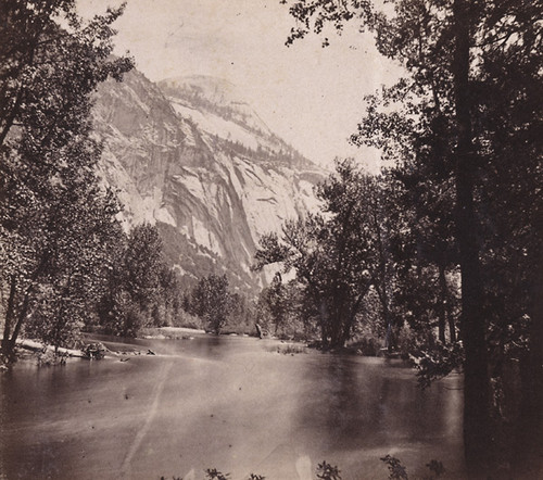 1643. North Dome, 3,725 Feet High--from the Merced River, at Hutchings