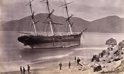 Wreck of the Ship Paul Jones. Fort Point