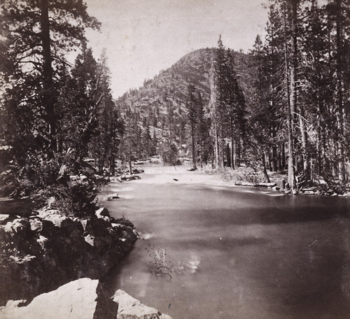 1271. Yuba River, near Crystal Lake. Central Pacific Railroad