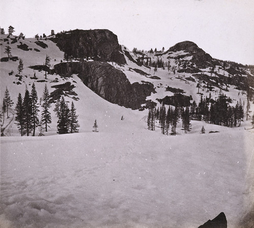 840. View on the Summit. The Palisade Rocks