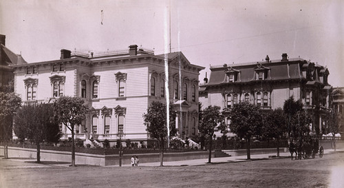 Mr. Hecht's residence. N.W. corner Post St. & Van Ness Ave