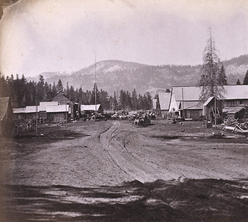 641. Yank's Station, from the East--General View, El Dorado County