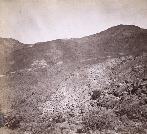 1725. Road to Virginia City--Built by the Sutro Tunnel Company