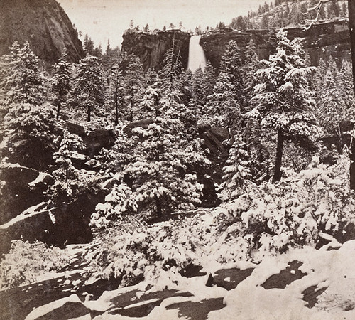 1639. Nevada Fall, 700 Feet High--after a Snow Storm