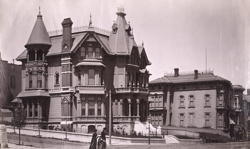 Mr. Holbrook's residence. N.W. corner Jackson St. & Van Ness Ave