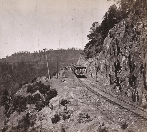 1330. C. P. R. R. Train Rounding Cape Horn