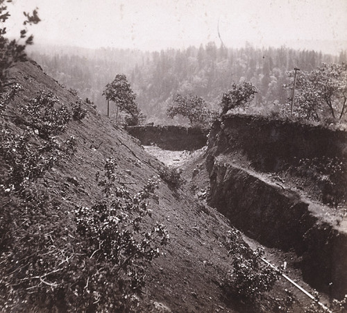 1314. Side View of the Cut--Three miles above Cape Horn