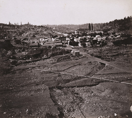 940. Town of Volcano, Amador County--From Masonic Rock