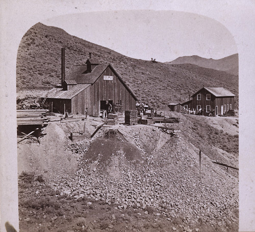 1715. Shaft No. 2 and Boarding House of the Sutro Tunnel Company