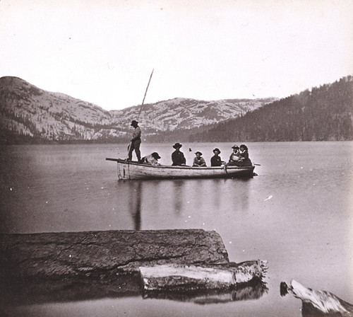 858. Spearing Trout on Donner Lake, Nevada Co