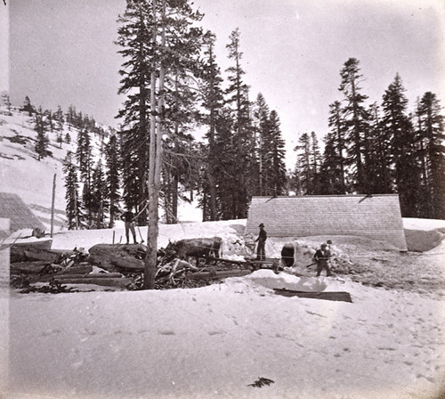 836. The Summit House. Dutch Flat and Donner Lake Wagon Road