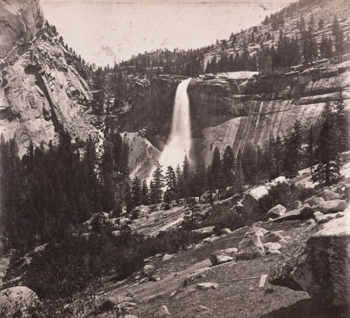 1638. Nevada Fall, 700 Feet High--from the Trail