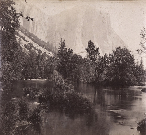 1630. TU-TOCK-AH-NU-LA (El Capitan) 3,300 feet high, from the Hardin Trail, Merced River