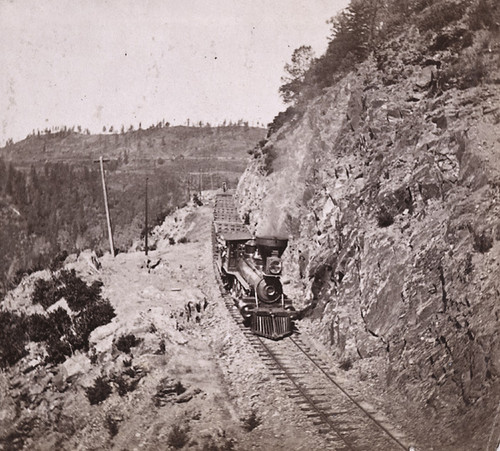 1332. C. P. R. R. Train Rounding Cape Horn