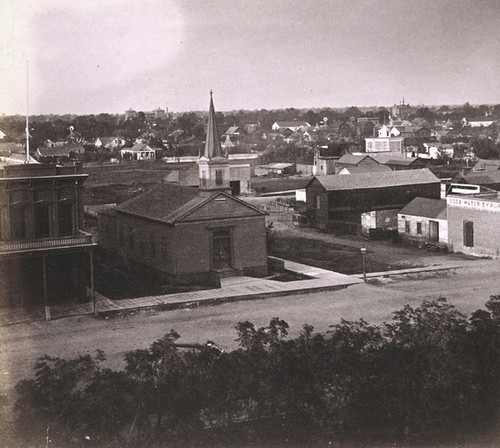 1035. Stockton, from the Court House, looking North, San Joaquin County