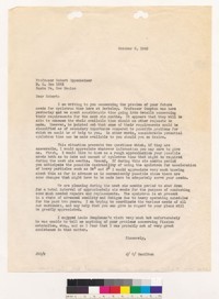 Letter to J. Robert Oppenheimer from Joseph G. Hamilton