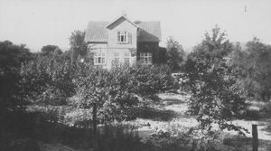 Havebrugskandidat Kaj Olsens villa i Pitsaikou. Anvendt i 1928