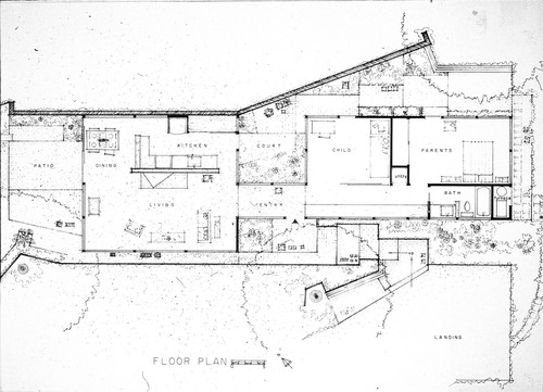 Wilkinson (W. Theodore) Residence, Orinda, CA, 1955