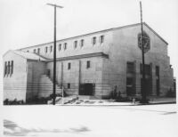 Temple Israel, Hollywood, street elevation