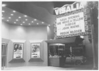 Visalia Theatre, Visalia, exterior, night