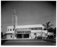 De Anza Theatre, façade and marquee