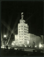 Fox Wilshire, Beverly Hills, exterior at night