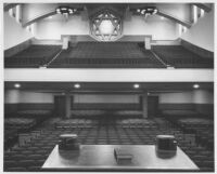 Temple Israel, Hollywood, auditorium, rear