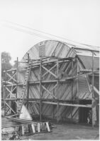 Puente Theatre, Puente, construction, end wall