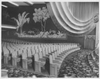 Picwood Theatre, Los Angeles, auditorium, side wall