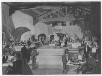 Mexico Threatre 1945, photograph of watercolor rendering, restaurant