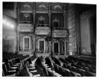 Follies Theatre, auditorium, boxes